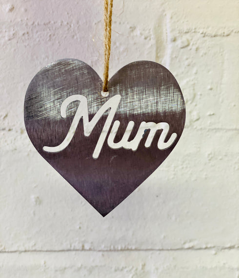 Mum Mini Steel Heart